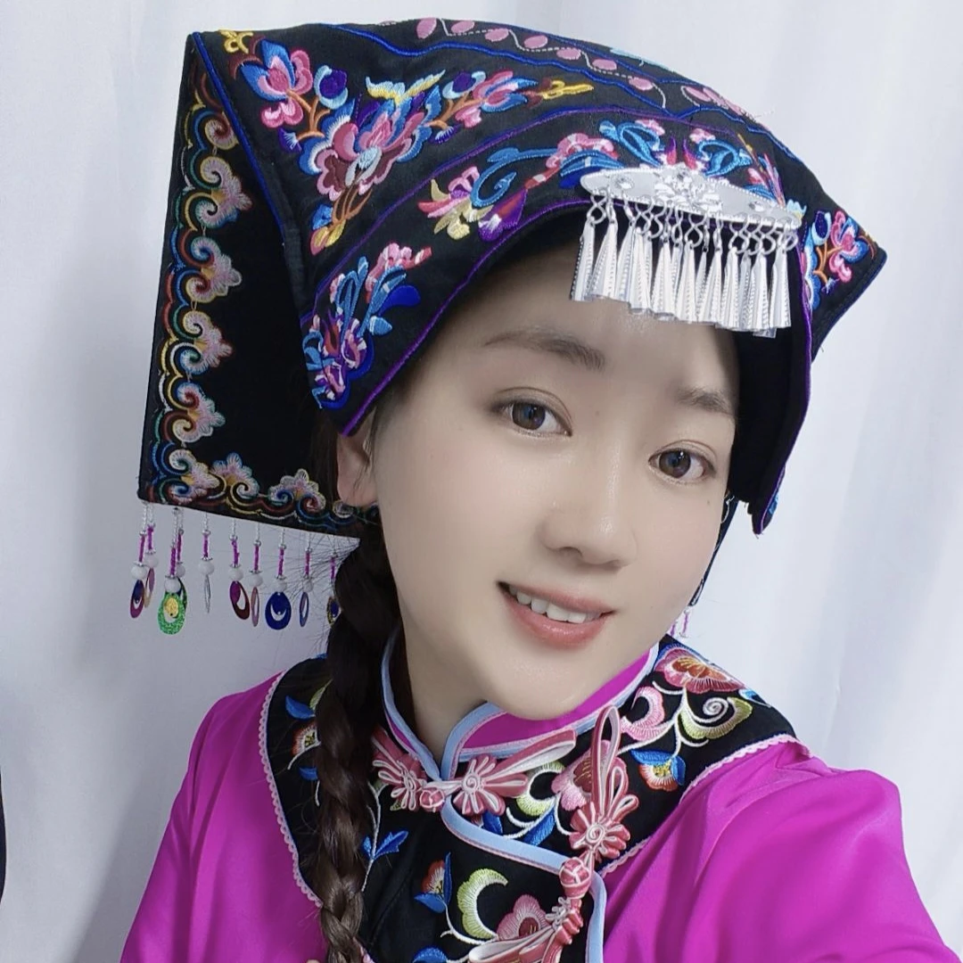 19号民族风帽子少数民族帽子头帕贵州广西云南少数民族服饰帽子