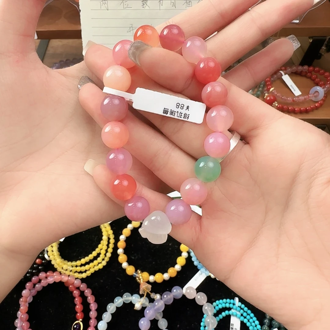 未镶嵌手链玛瑙/玉髓什****道FLF008