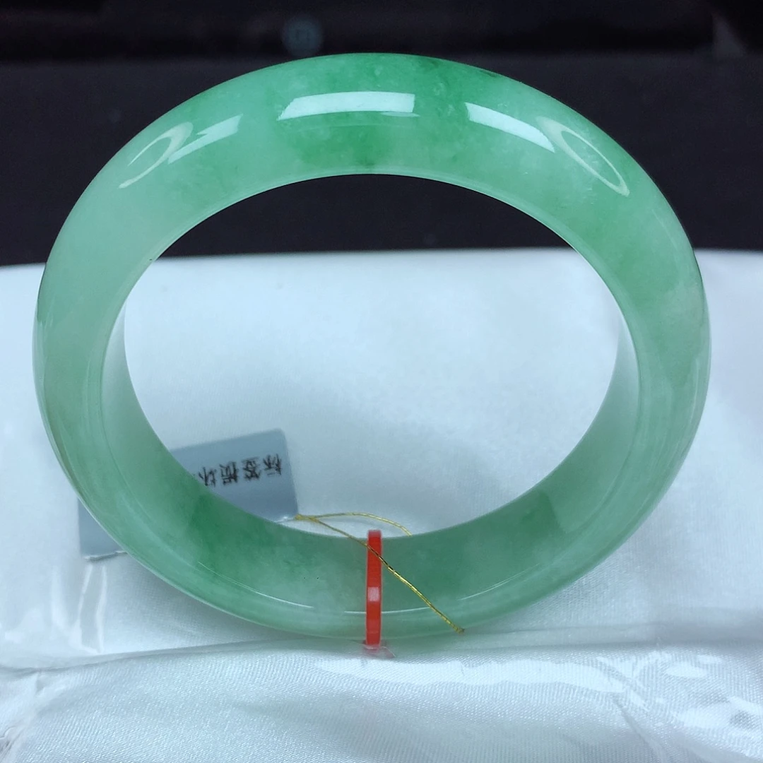 翡翠未镶嵌手镯57圈636