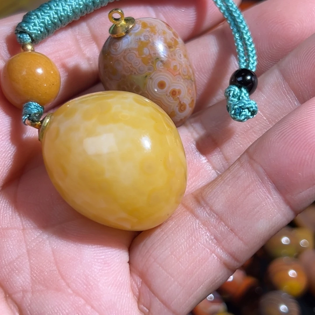 *****玛瑙/玉髓合金颈饰