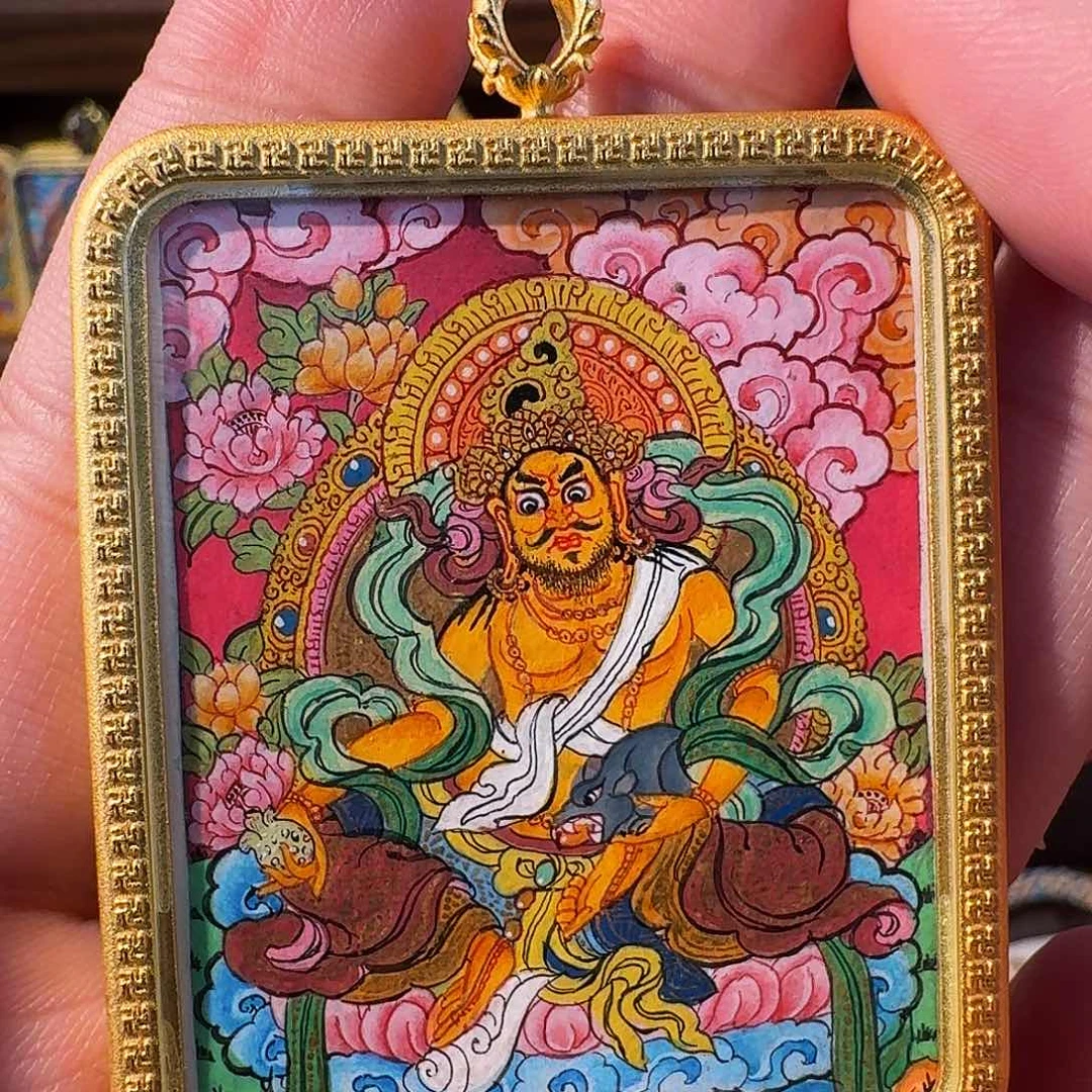 吊坠黄财老师纯手绘