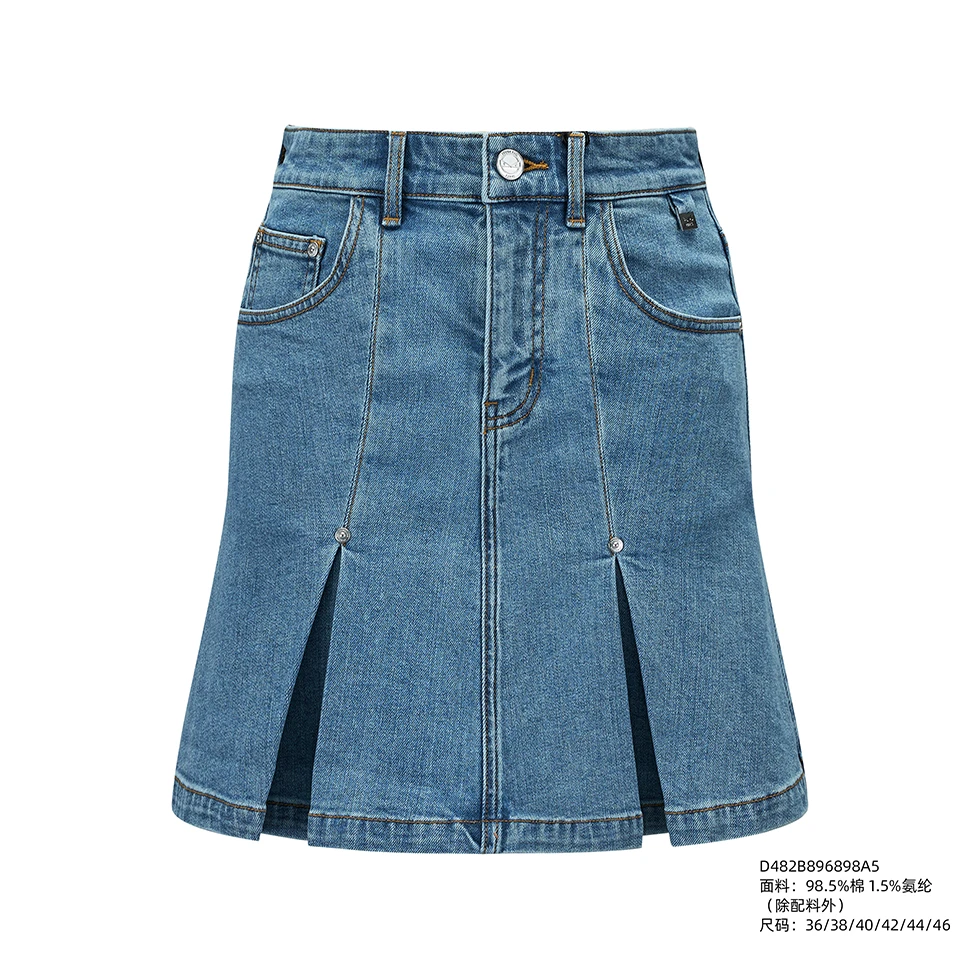 FENDILOR小怪兽25年春夏款女士牛仔短裤 D482B896898A