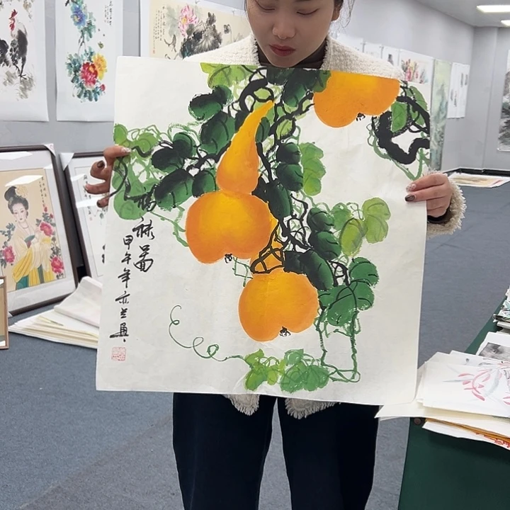 国画手绘国画大捡漏