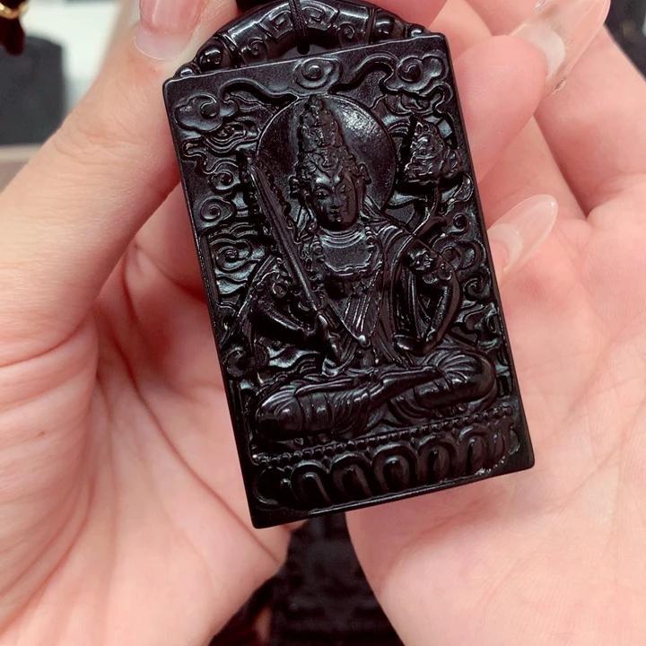 天然缅料a货钢琴黑特色题材挂件