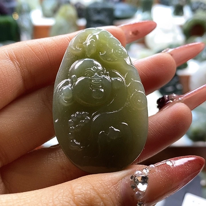 和田玉颈饰未镶嵌