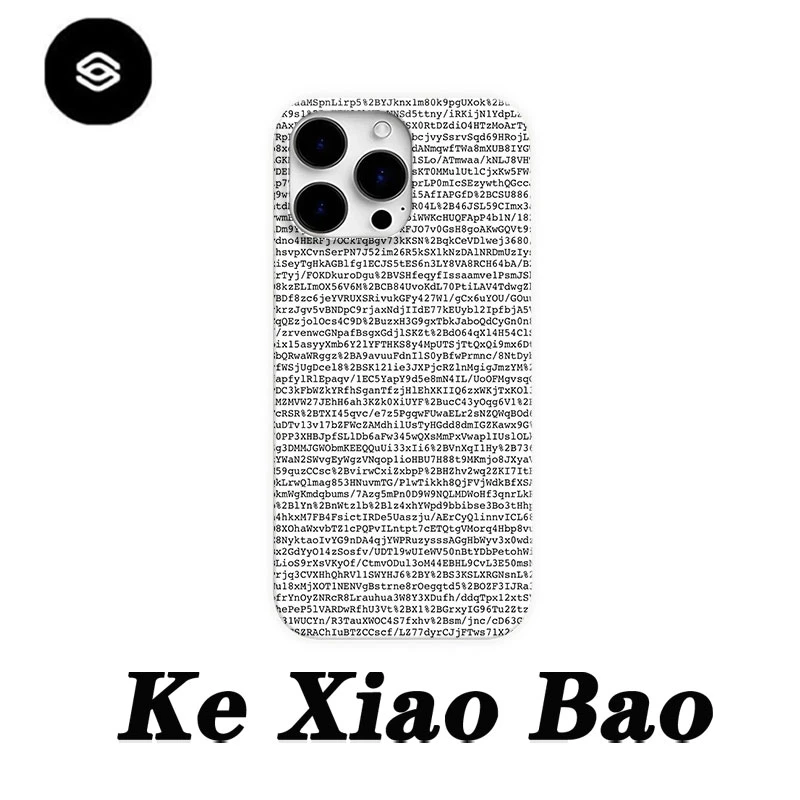 ins乱码适用于苹果16promax手机壳小众15pro抽象iPhone14/13/12/x