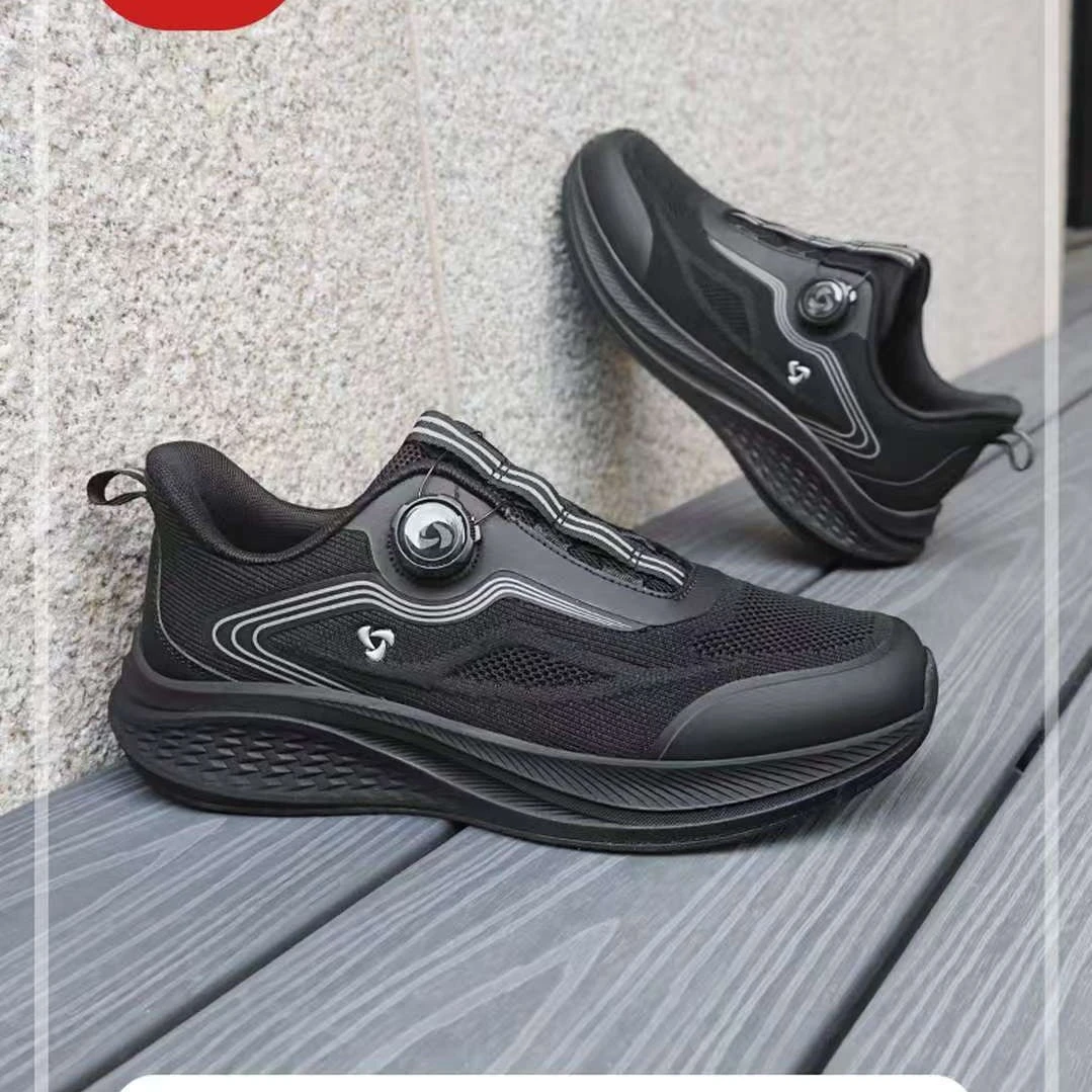 拓步森N3119乐旋闪穿按摩男鞋运动休闲风透气时尚鞋扣式运动风