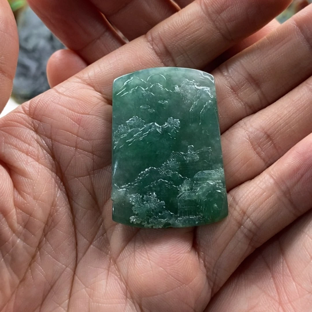 定制翡翠未镶嵌天然缅甸翡翠a货