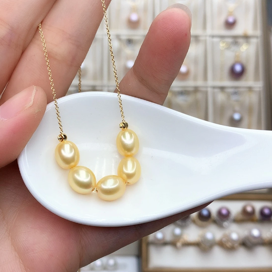 淡水珍珠颈饰合金