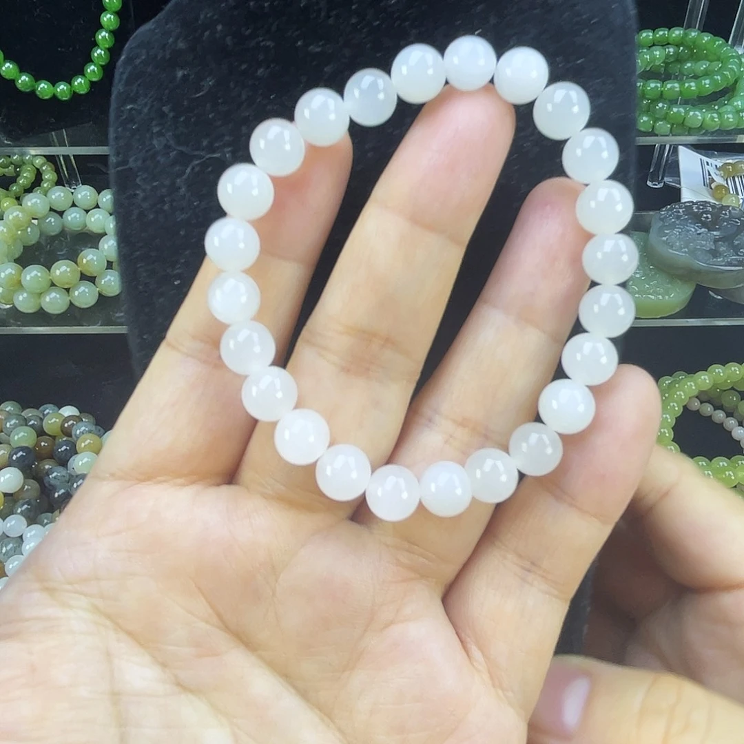 和田玉未镶嵌手链