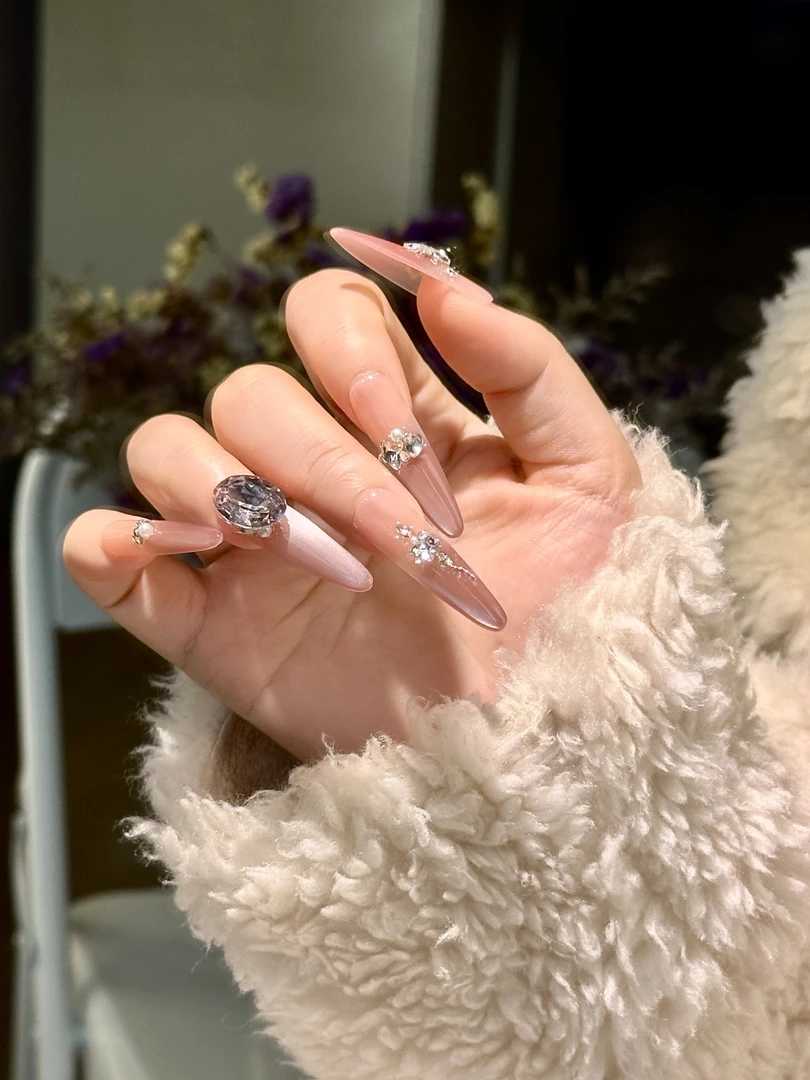 【直播间过款扣编码链接】纯手工穿戴甲