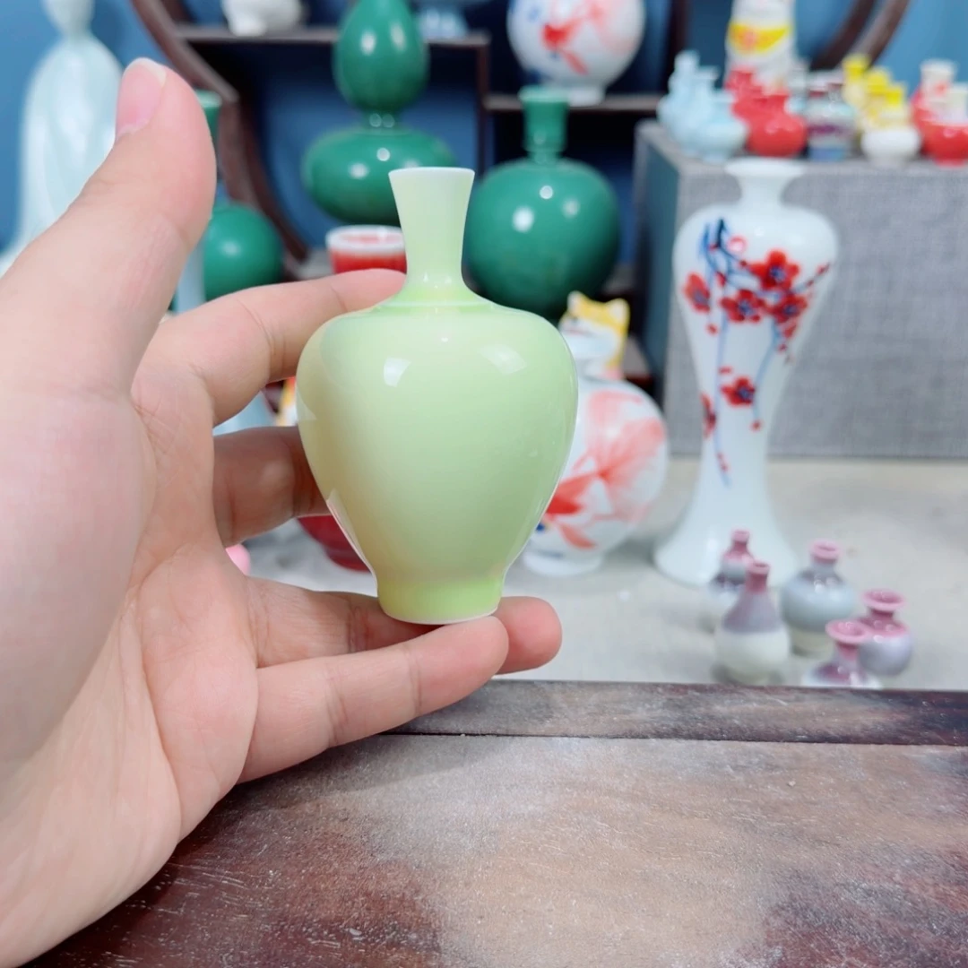 陶瓷手工小花器摆件