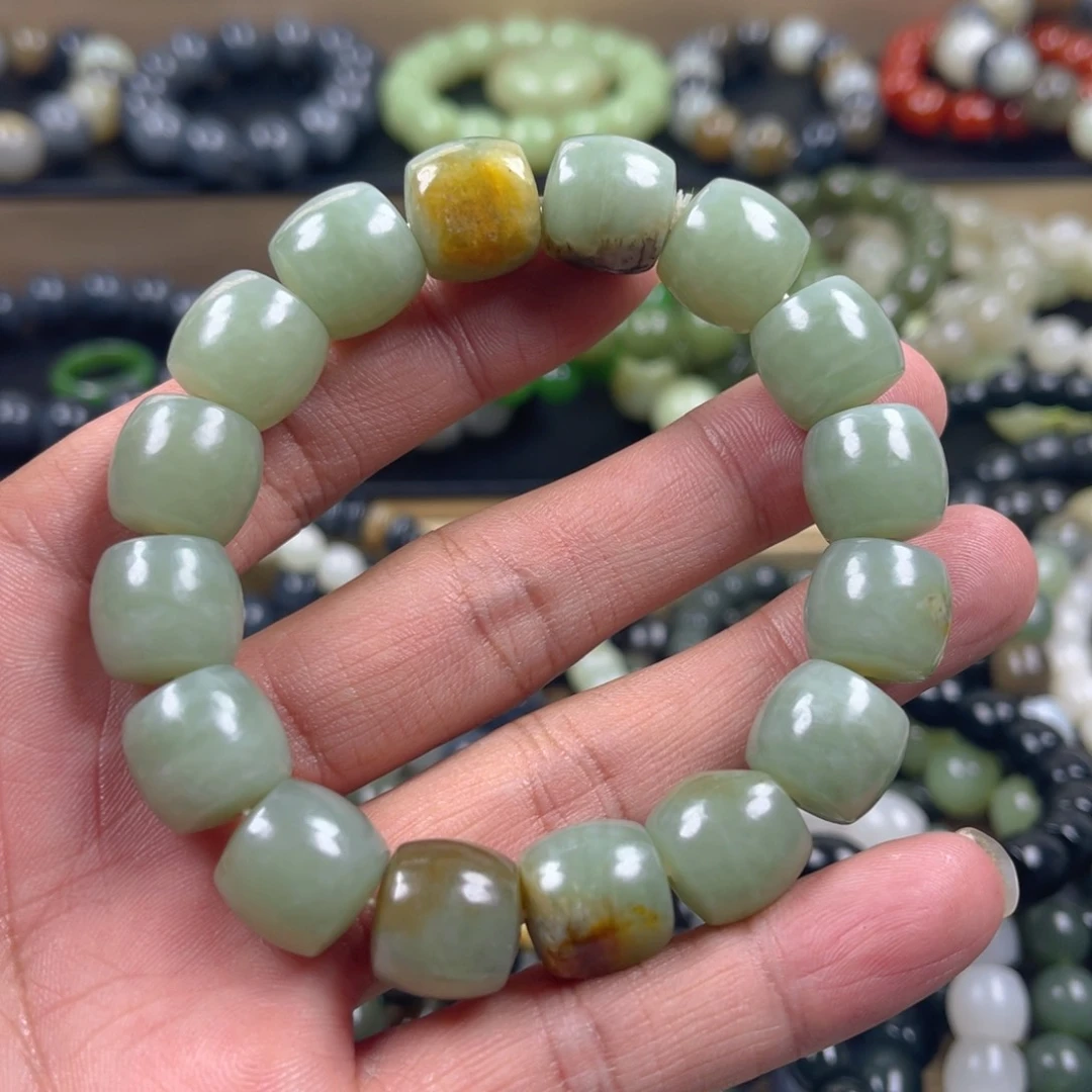 和田玉手串未镶嵌