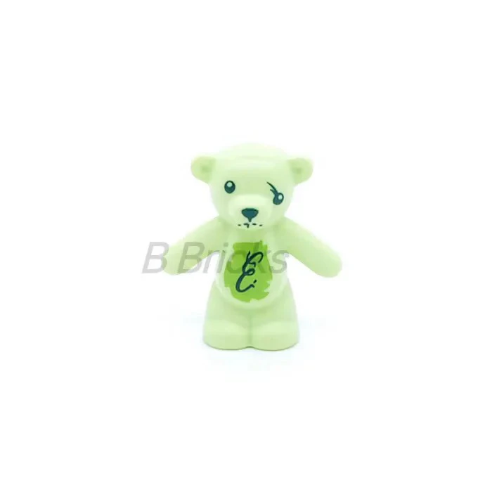 【正品保障】动物配件 黄绿色小熊 全新（稀有）
