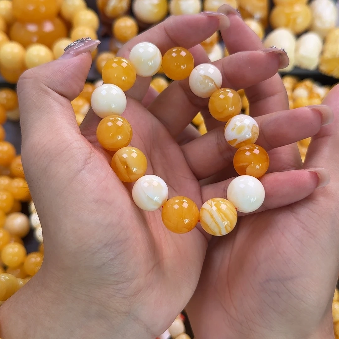 蜜蜡未镶嵌珠宝奇石15mm