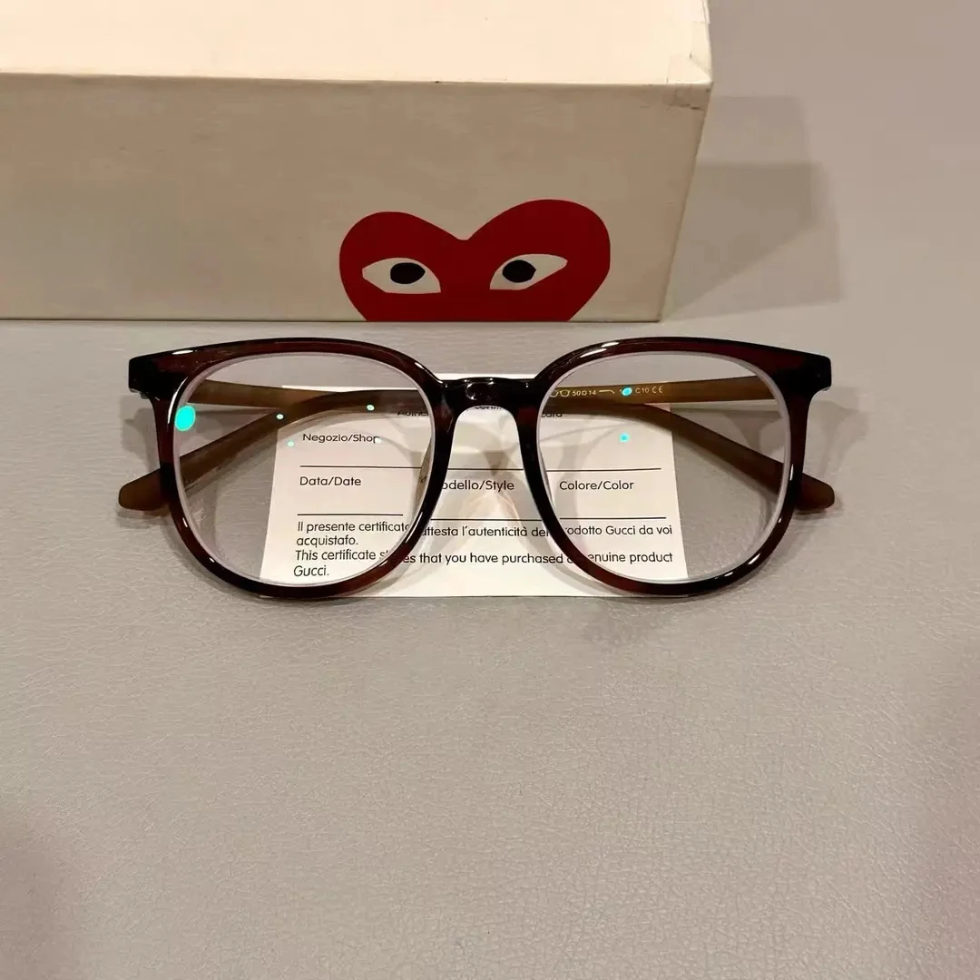 断货棕茶色！复古温柔小众圆框可配度数近视眼镜素颜平光框架女ins