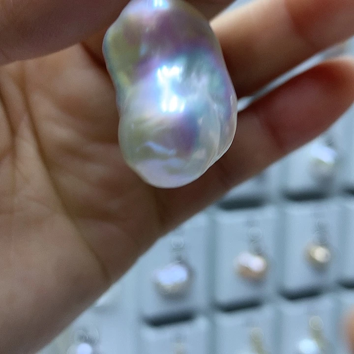 巴洛克淡水珍珠银S925镶嵌