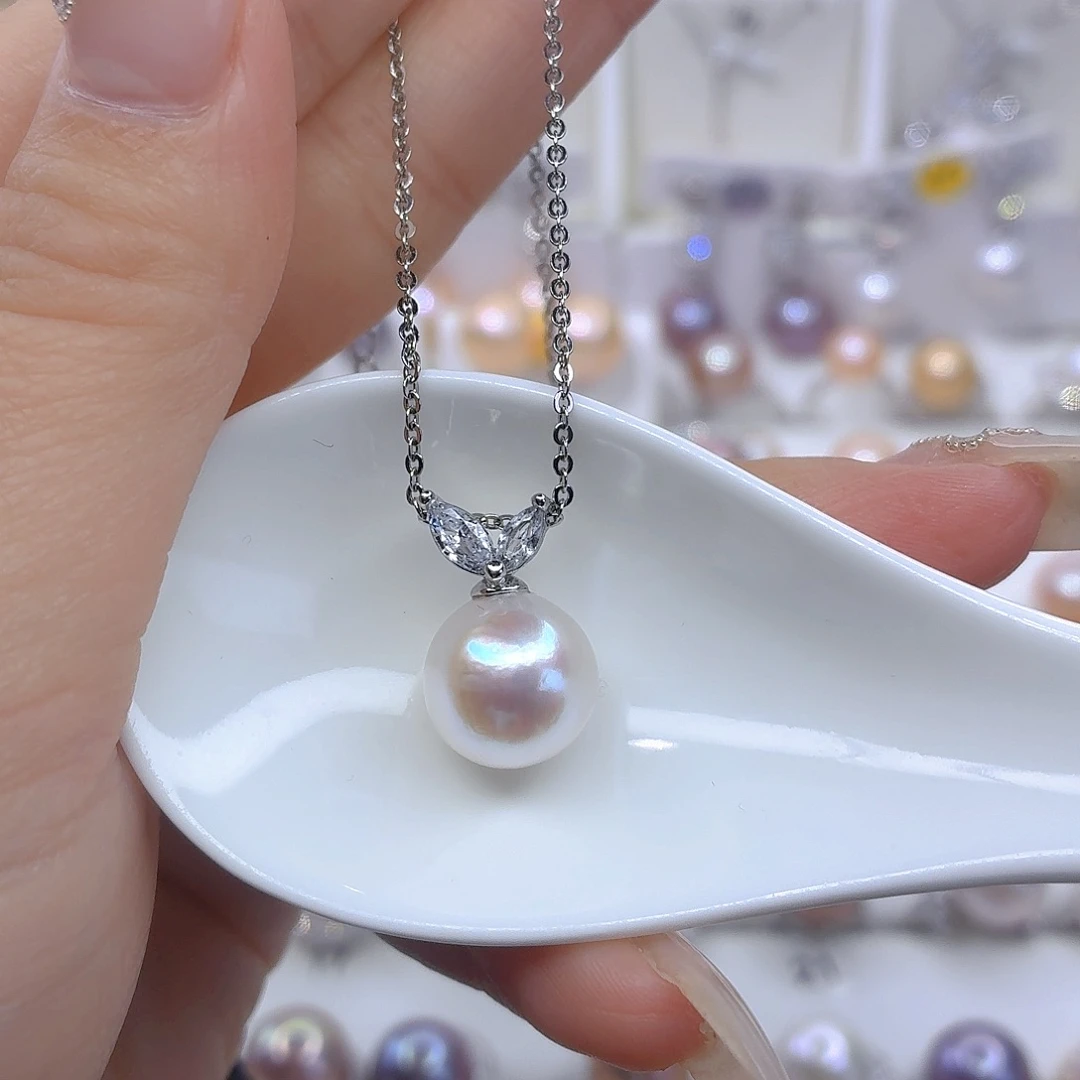 淡水珍珠合金颈饰F