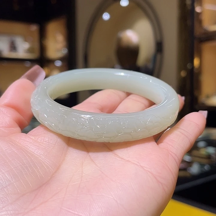 未镶嵌手镯和田玉56#57.79g