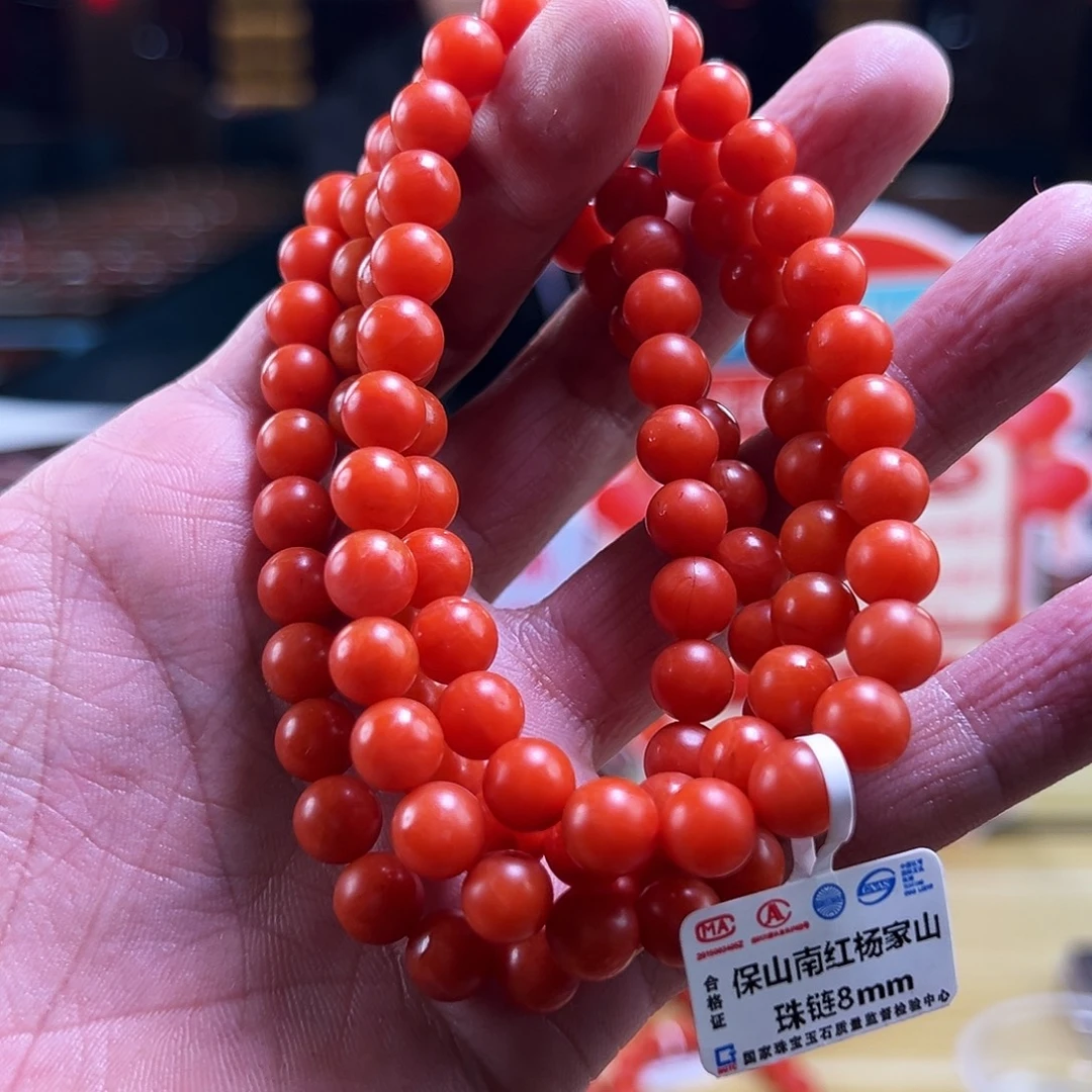 未镶嵌买南红玛瑙8mmmmm