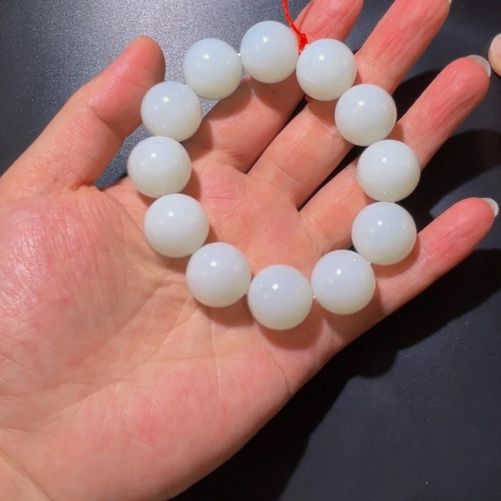 和田玉颈饰未镶嵌双**荣