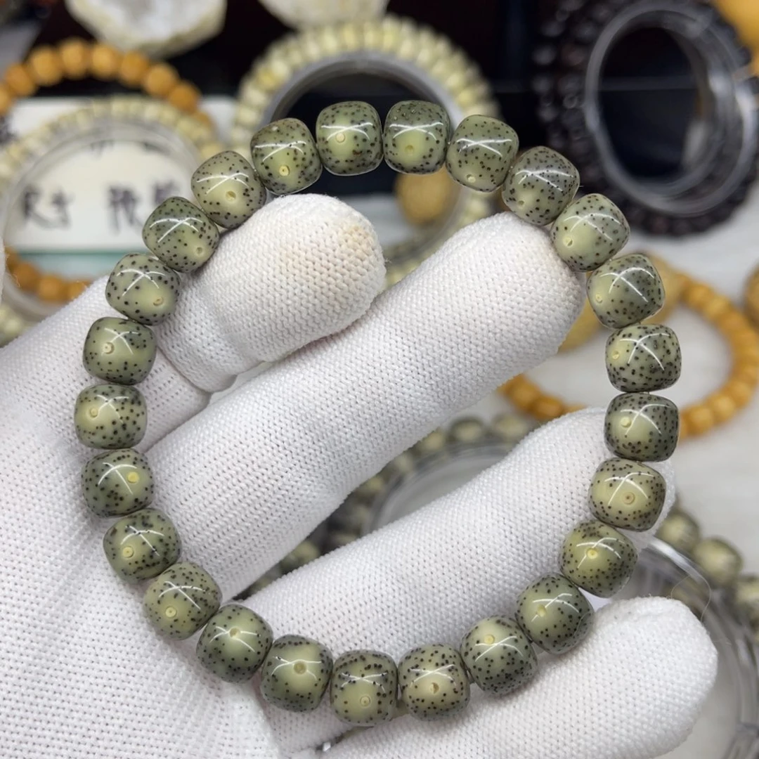 星月菩提手串贺**丶星月菩提卡9糯冰