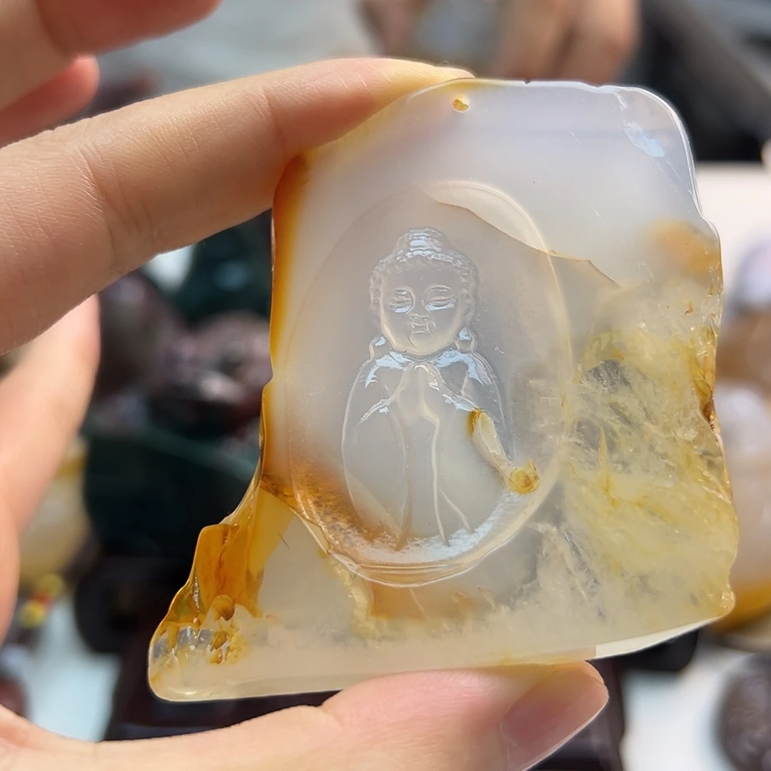 玛瑙/玉髓未镶嵌颈饰