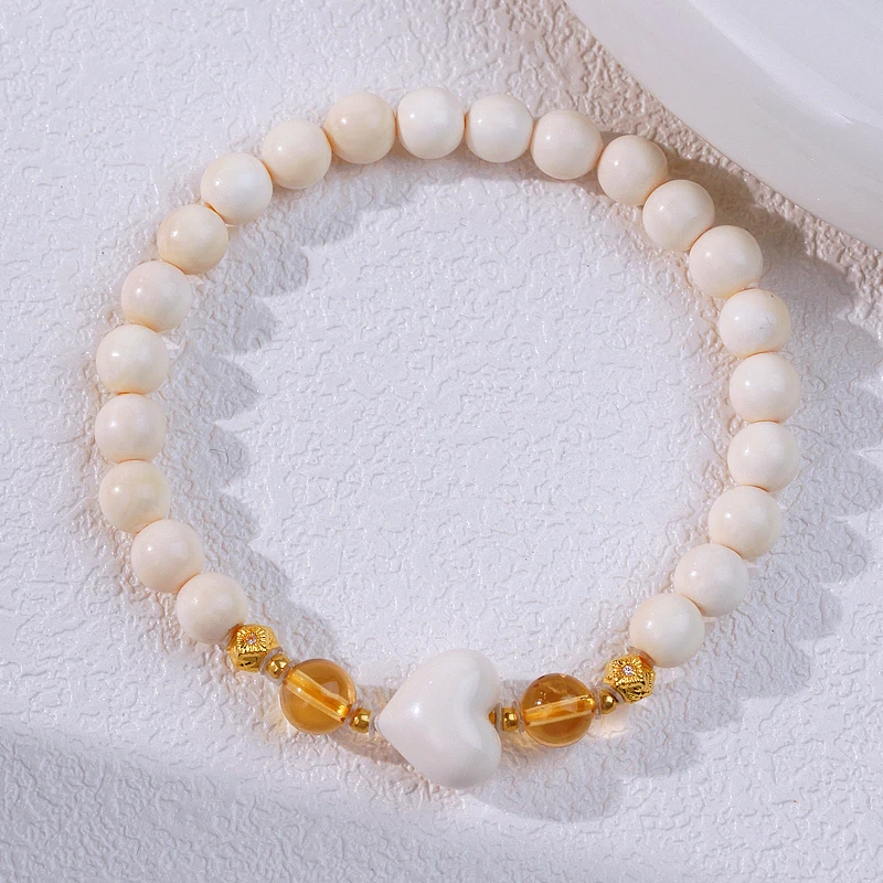 【时云启富】 暴力黄水晶18手串（天然珠宝多样性发其一）