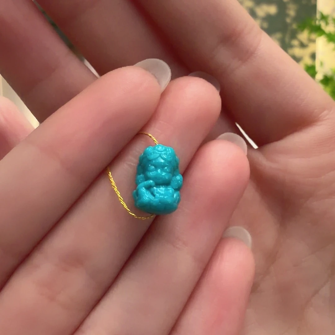 绿松石未镶嵌颈饰