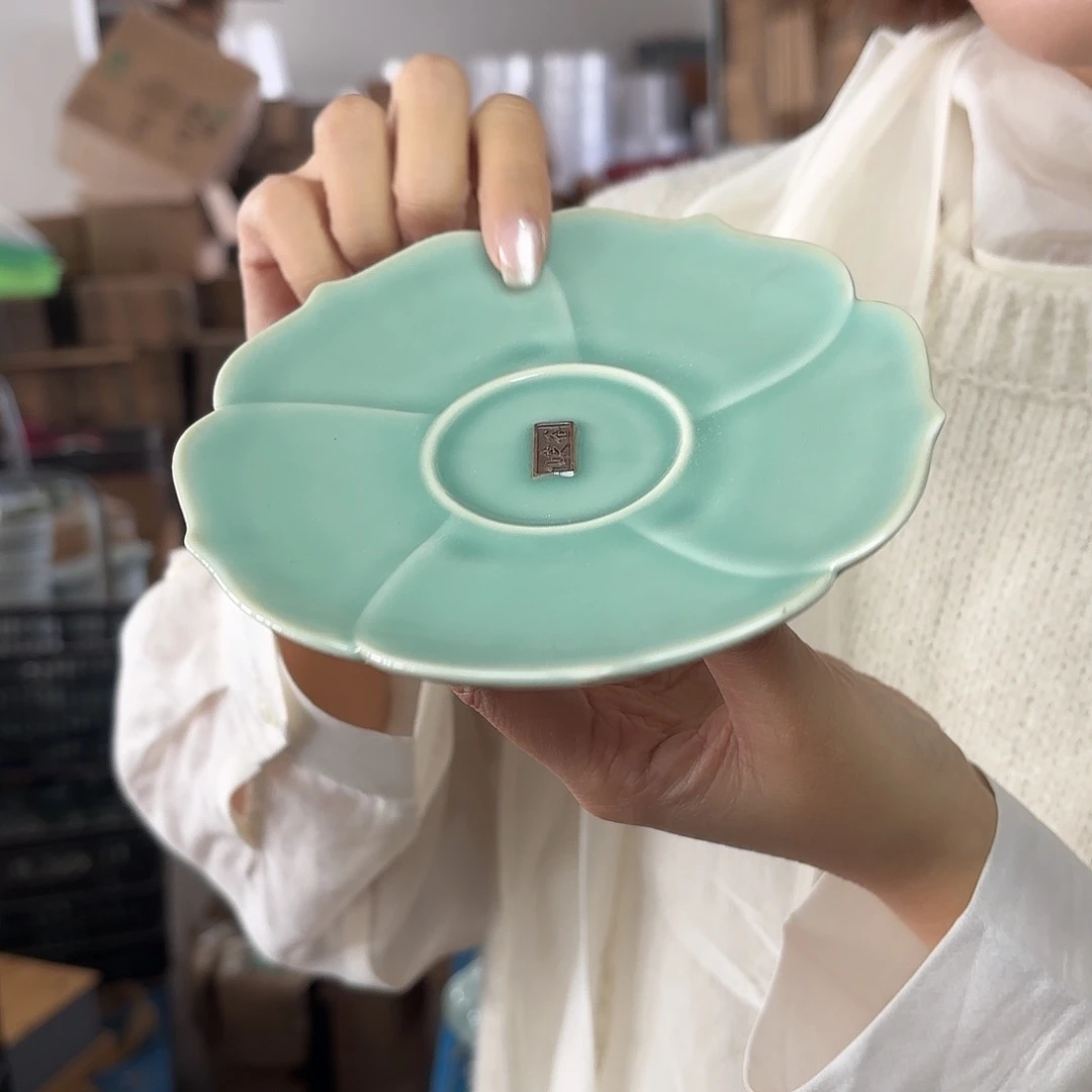 龙泉云间青瓷小米茶器