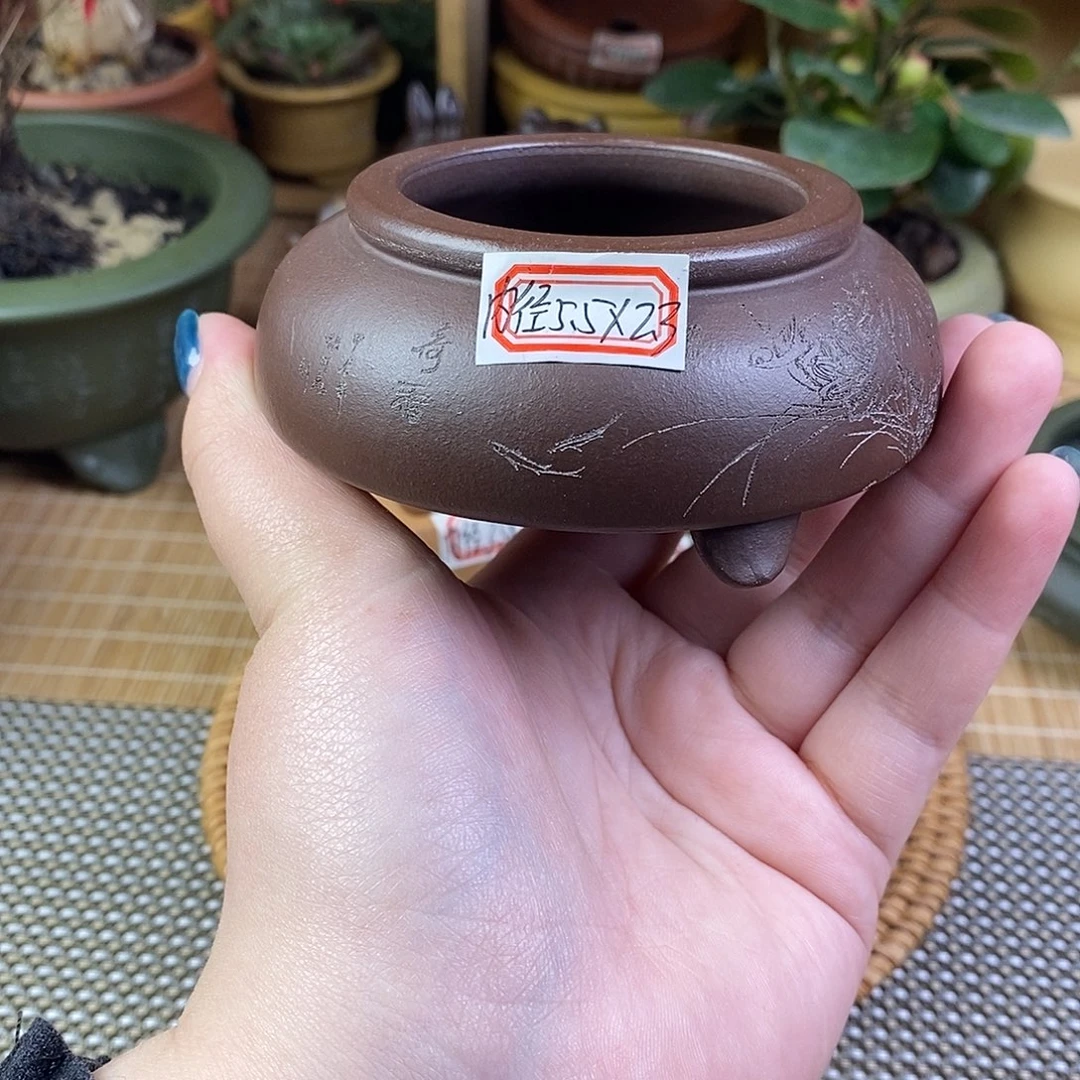宜兴紫砂精品花盆