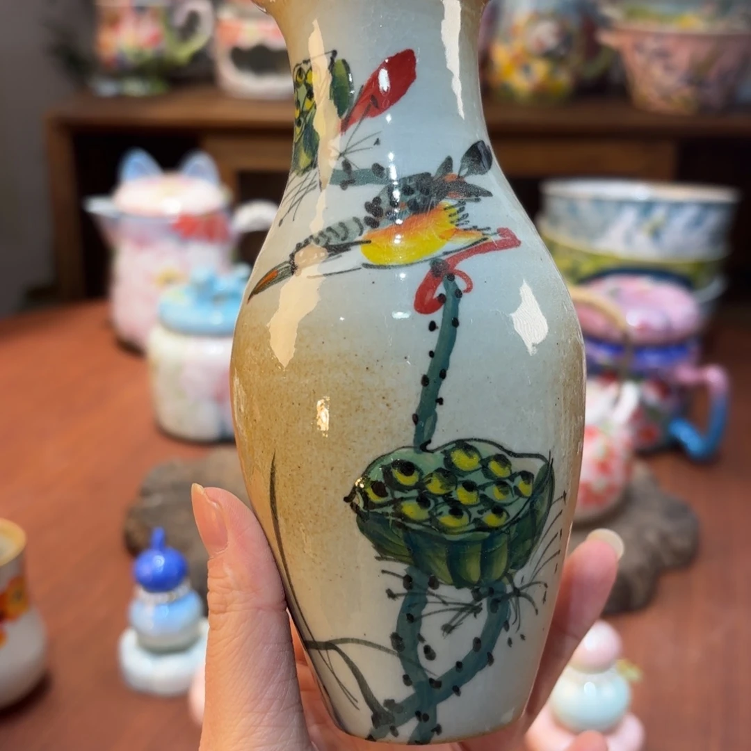 景德镇手绘高温釉下彩陶瓷茶具