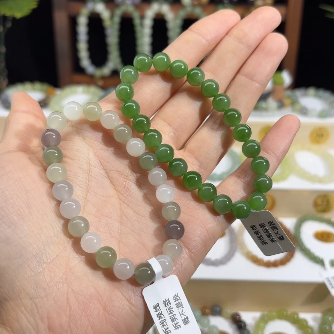 L****和田玉未镶嵌手链