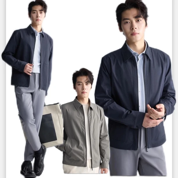 Lilanz/利郎（三防面料）休闲商务夹克男时尚秋简约商务百搭外套