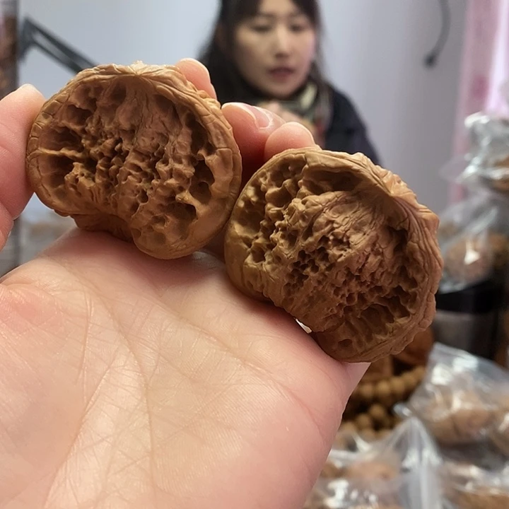 文玩核桃把件48.5蛇头