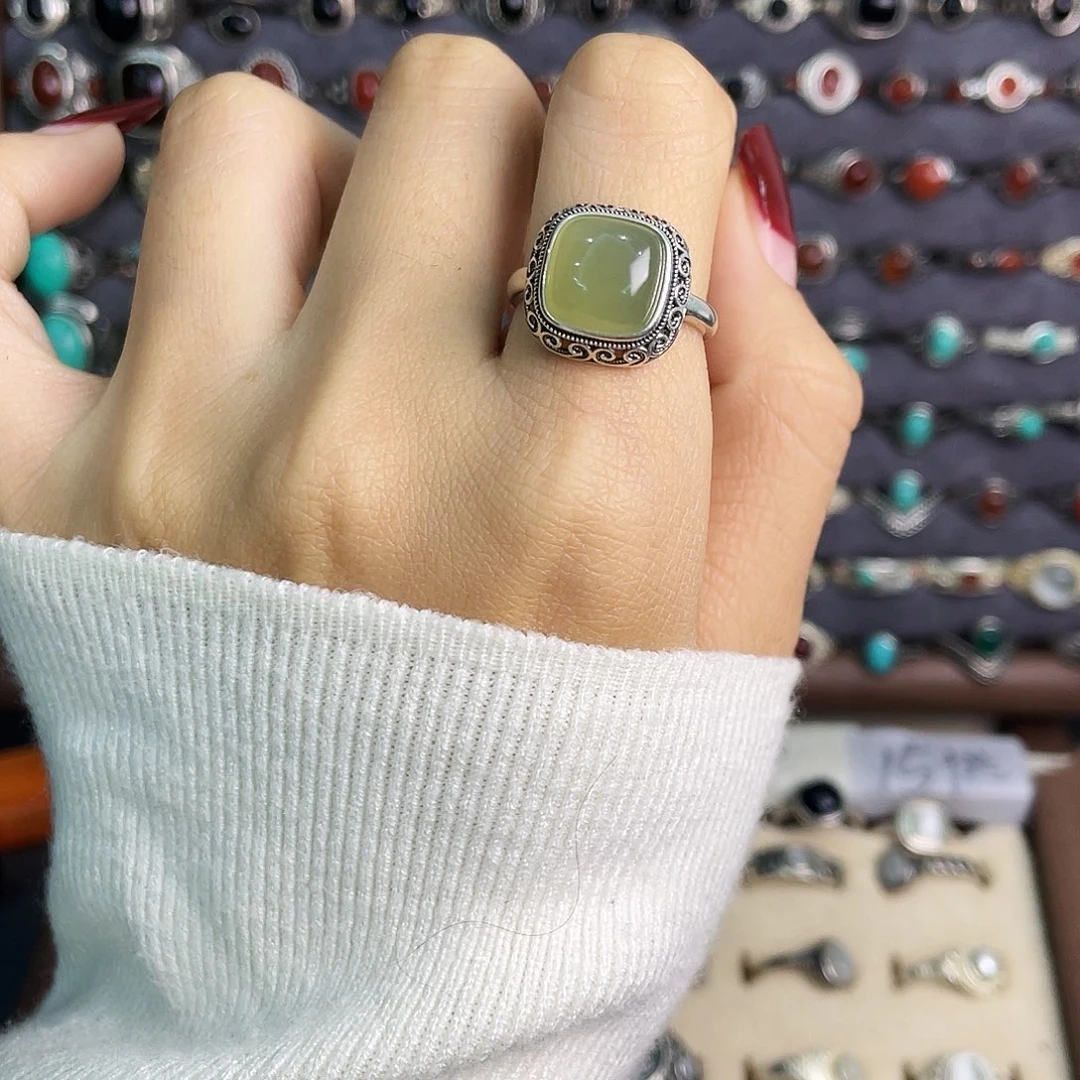 非金属大理石大气戒指