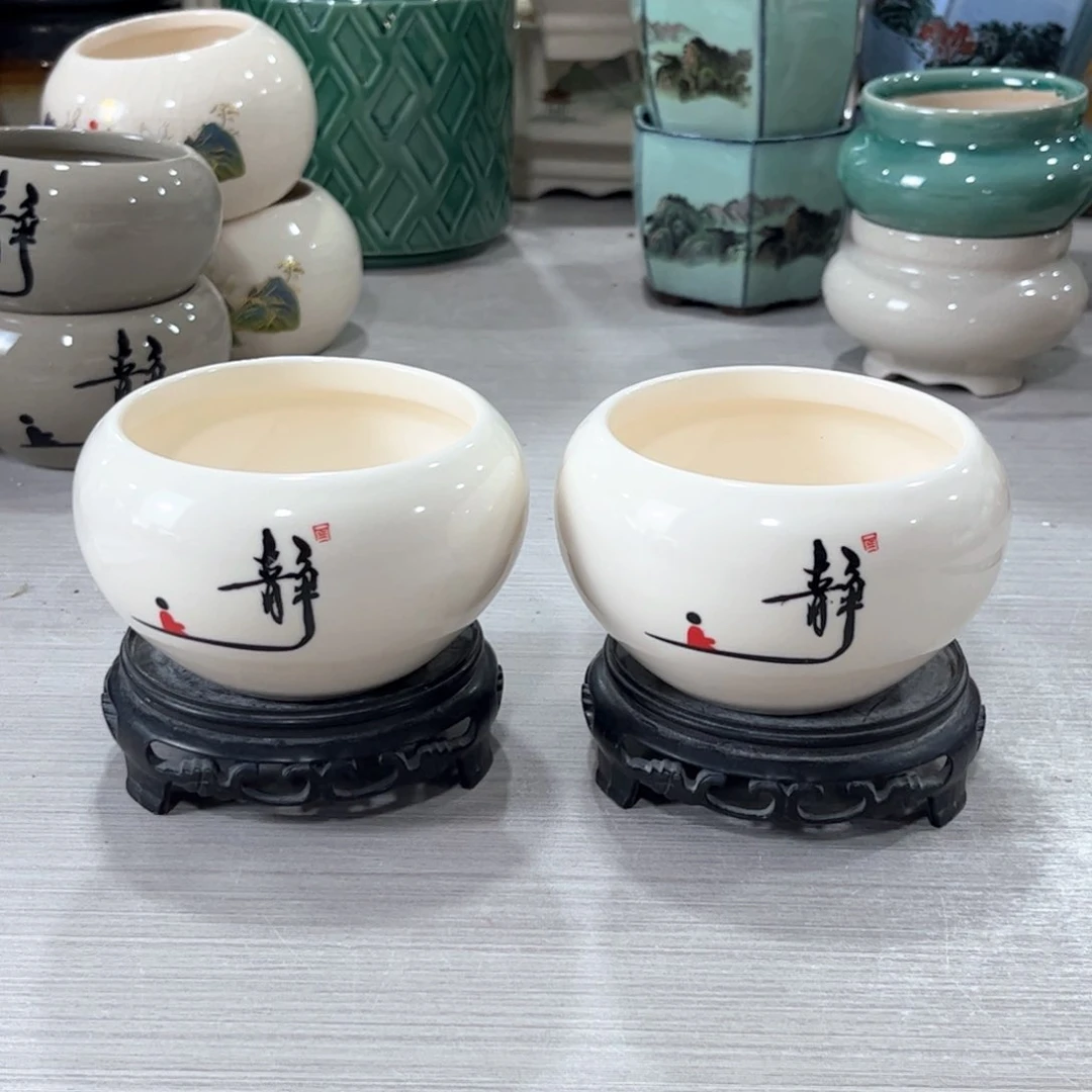 口  8.5/7陶瓷绿植多肉微瑕花盆