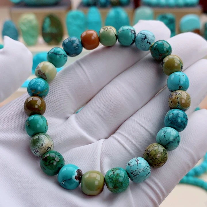 绿松石未镶嵌挂件