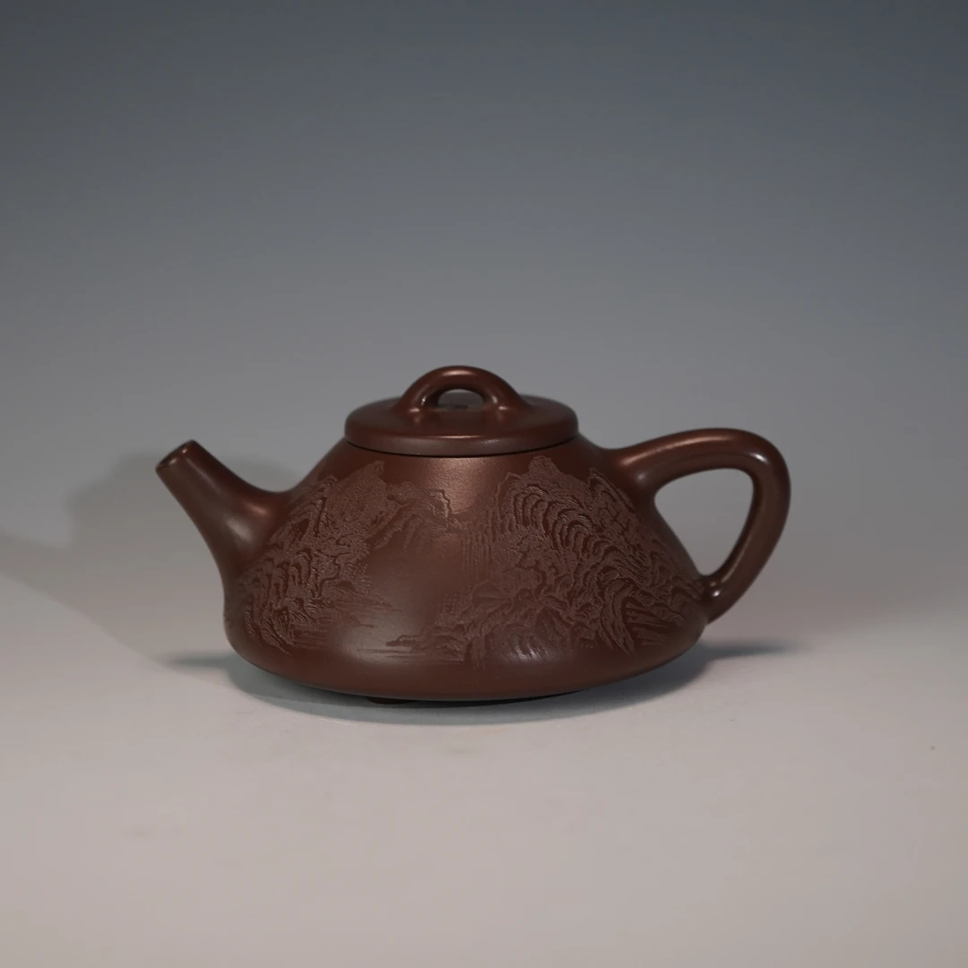 lot.22064 孔亚琴 紫泥子冶石瓢壶 200cc