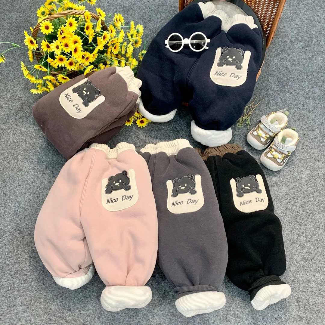 【娟姐自制】小童一条过冬小萌熊棉裤A-3076