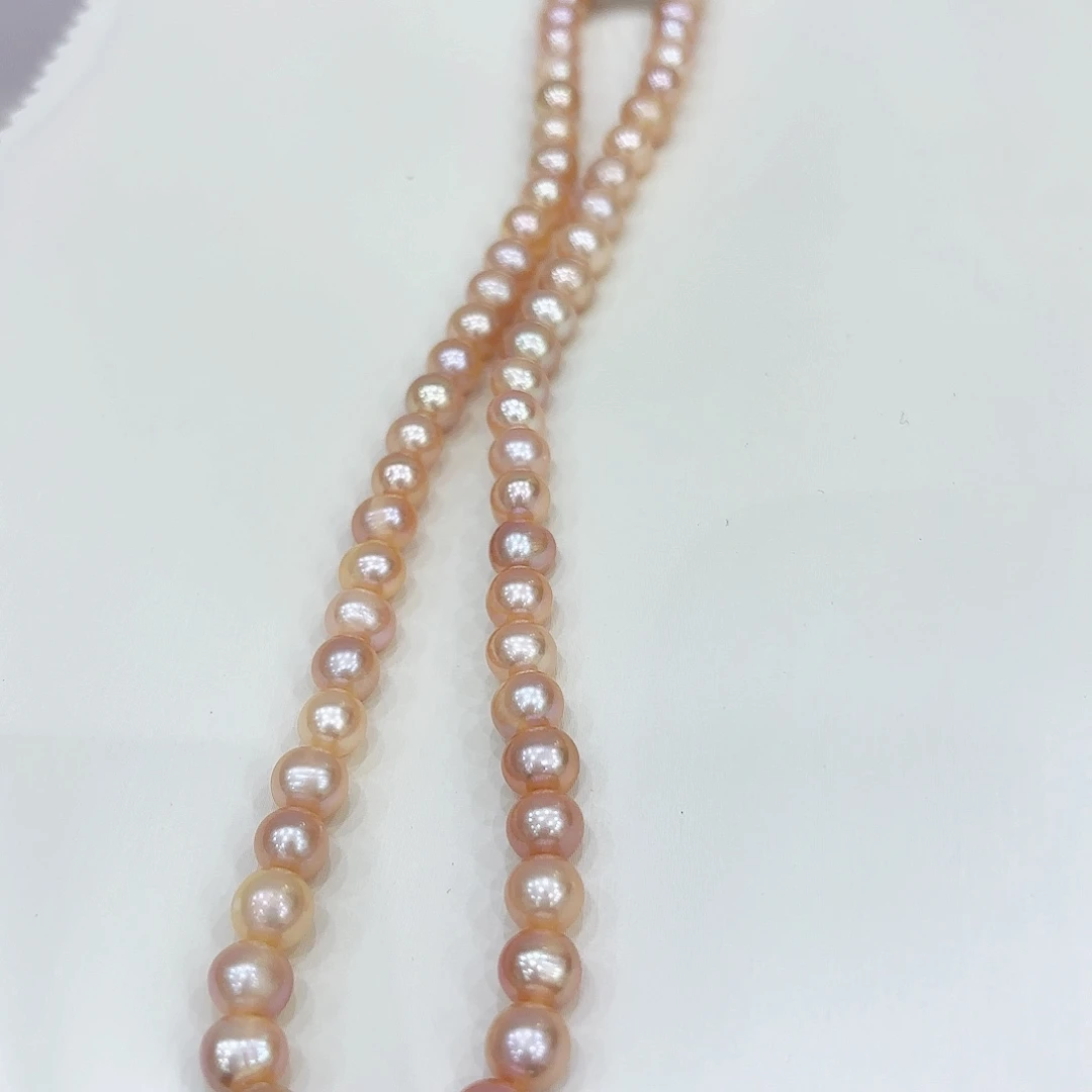 项链未镶嵌淡水珍珠6-8无核