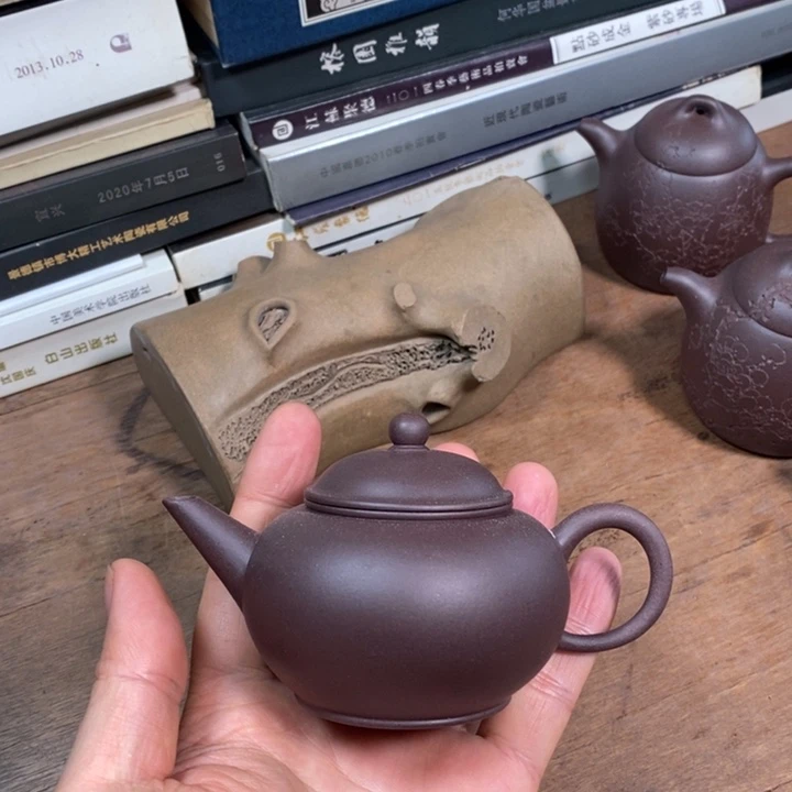紫砂茶壶120cc薄胎水平微瑕