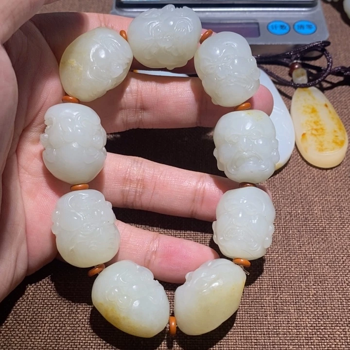 颈饰未镶嵌和田玉江****开