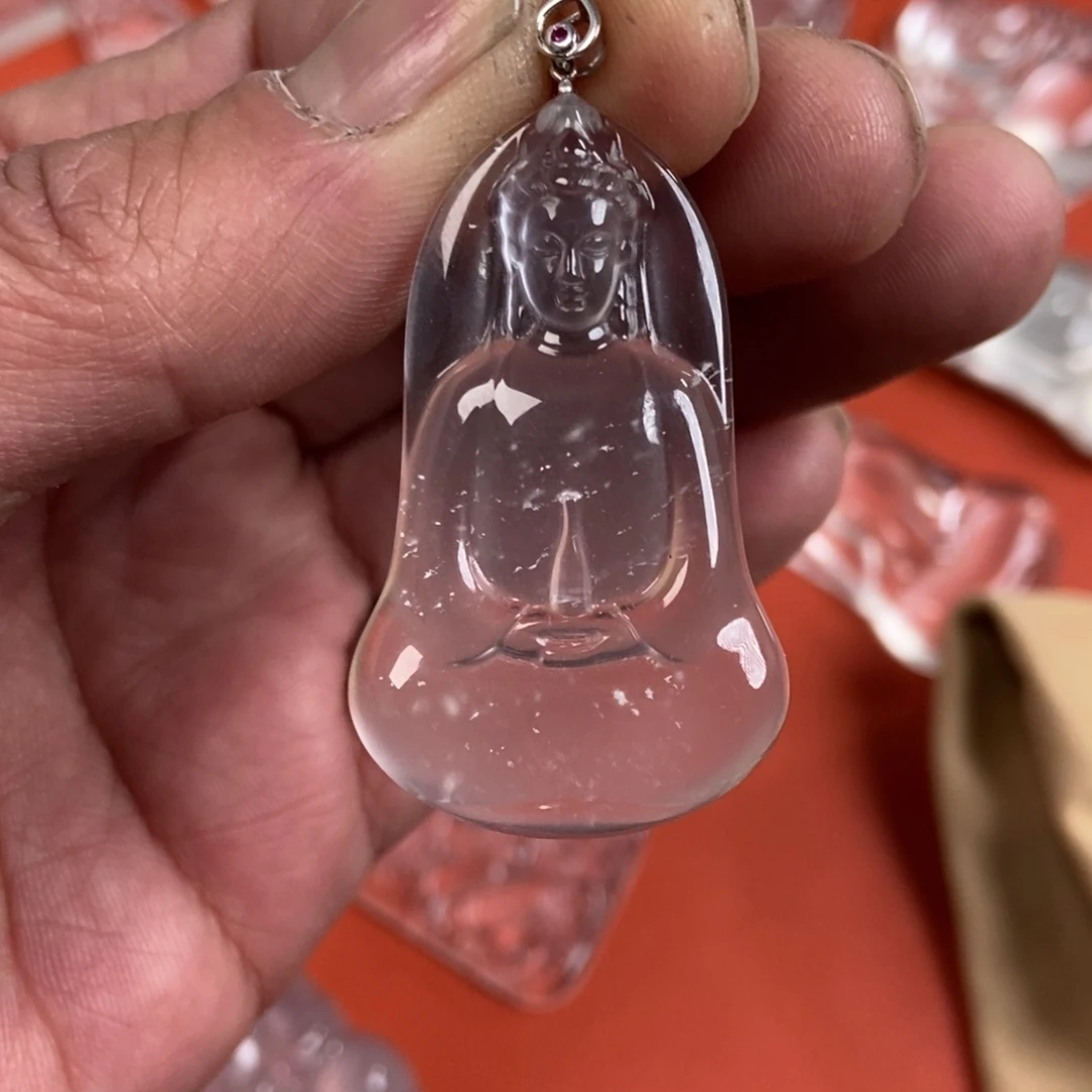 石英质玉银S925镶嵌颈饰