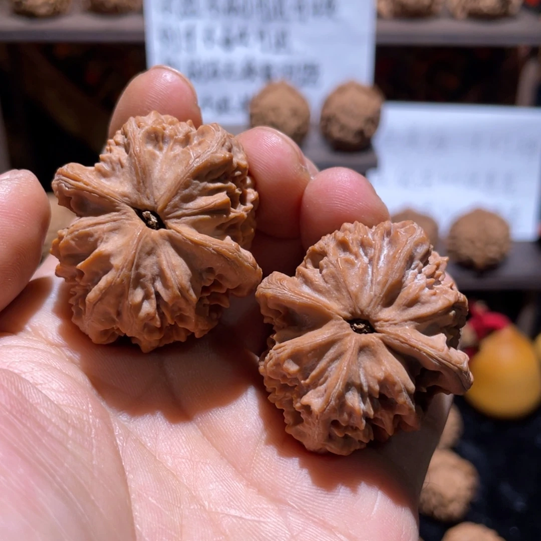用***8文玩核桃把件37粗筋马蹄