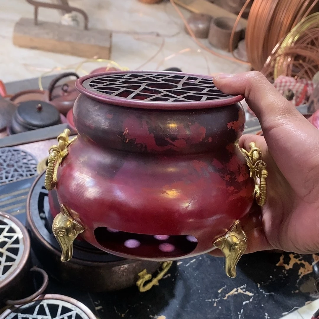 手工锻打工艺葫芦炉子