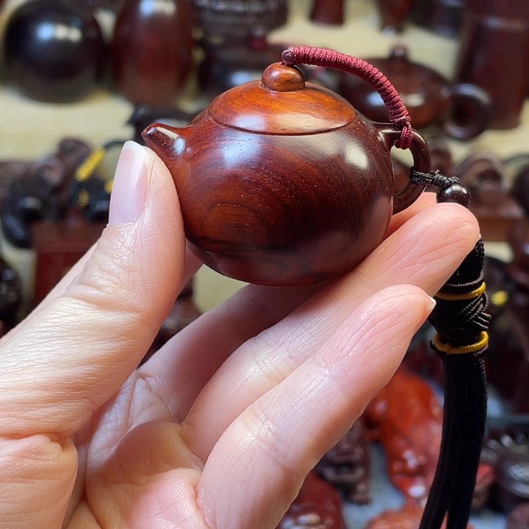 独***倩檀香紫檀（小叶紫檀）把把壶