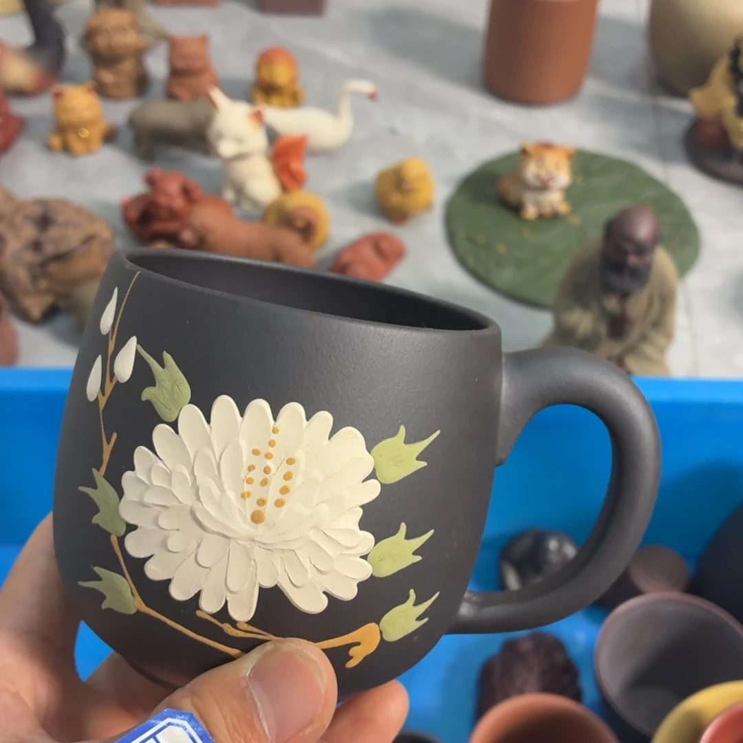 茶杯紫砂瑕疵不退不换介意勿拍