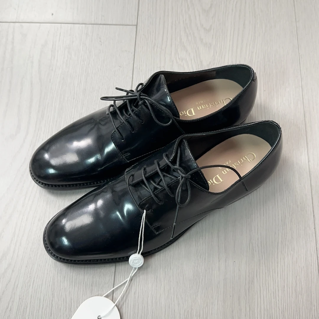95新 DIOR/迪奥 皮鞋36码黑色20年/250512JJCYS16