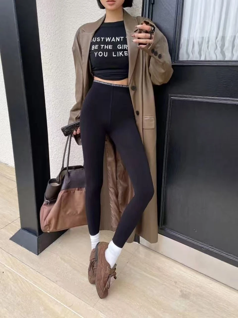 【正版~原版加绒加厚蛋白350g云朵裤】外穿打底加厚蛋白绒云朵裤